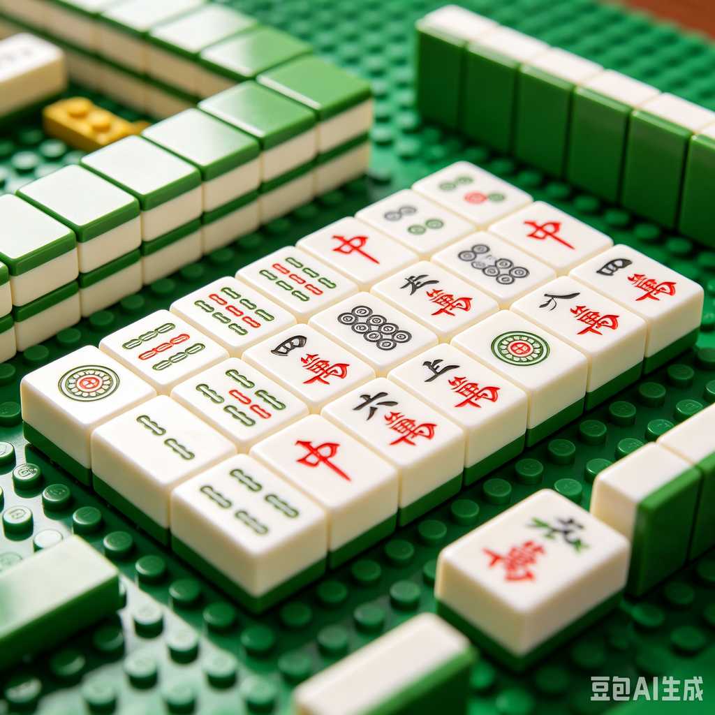 mahjong tile rack set