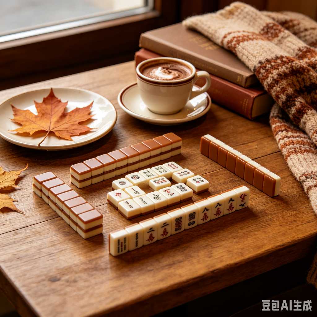 modern color mahjong tiles