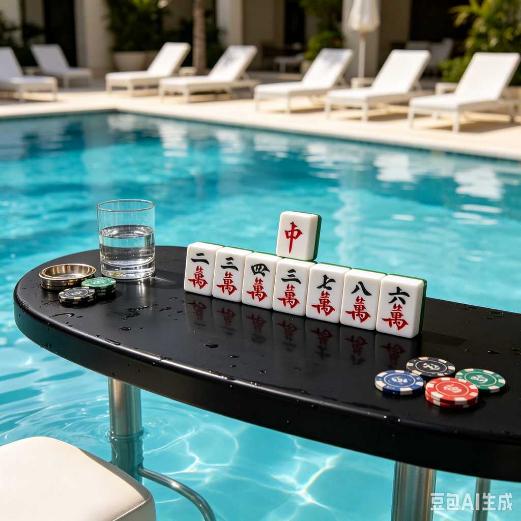 carved pattern mahjong set